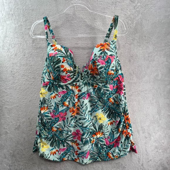 Cacique Floral Bikini Set - Pink, Yellow, Green - Picture 8 of 16